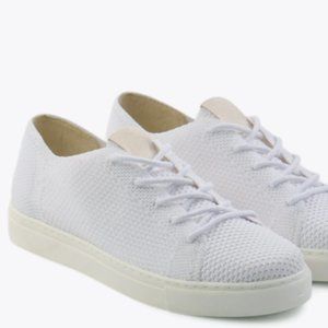 Nisolo Go-To Eco-Knit Sneaker White - size 11 (fits 10) - washable, water-resist